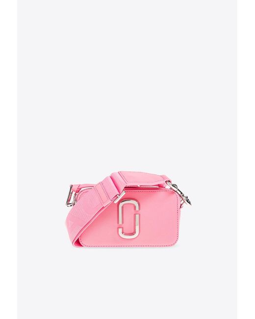 Marc Jacobs Pink The Snapshot Leather Camera Bag