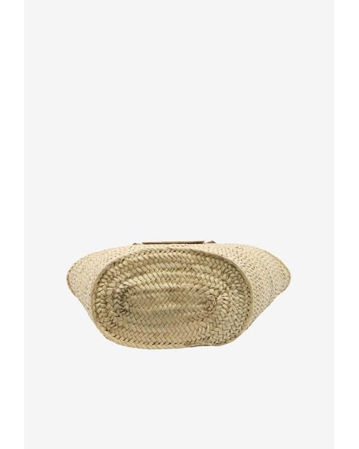 Jacquemus Natural Le Panier Raffia Shoulder Bag
