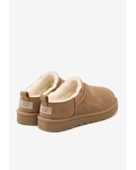 Ugg Brown Classic Micro Suede Boots