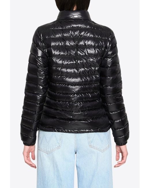 Herno Black High-Neck Down Jacket