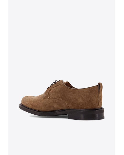 Church's Brown Pentire 2.0 Suede Oxford Shoes for men