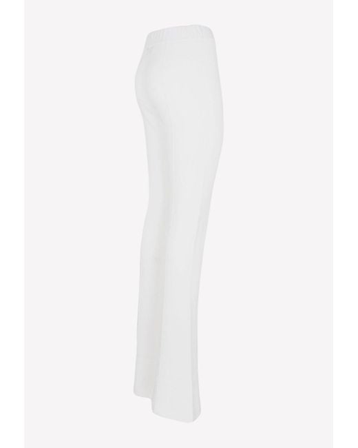 Tom Ford White Cashmere Flared Pants