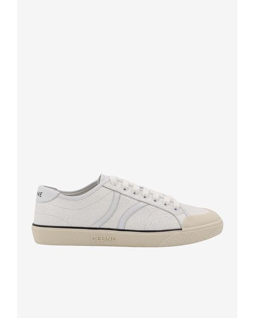 Céline White As-01 Lace-Up Sneakers for men
