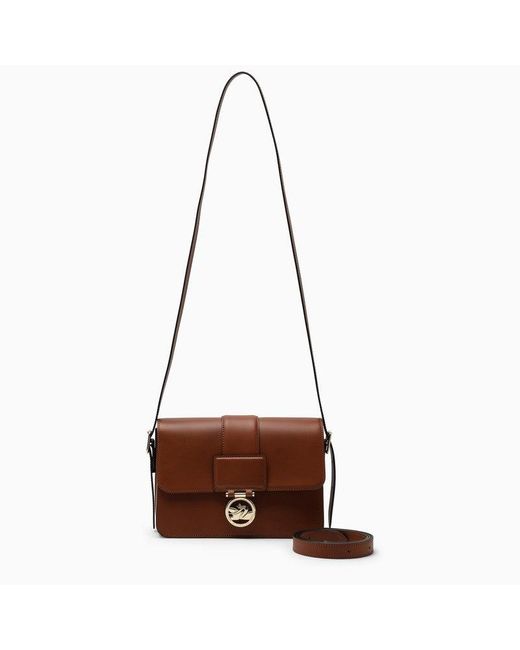 Longchamp Cognac Box-trot M Cross-body Bag in Brown | Lyst