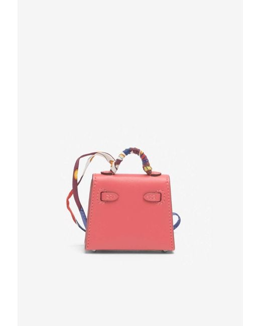 Hermès Red Kelly Twilly Bag Charm