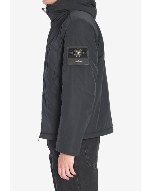 Stone Island Gray Micro Twill Jacket for men