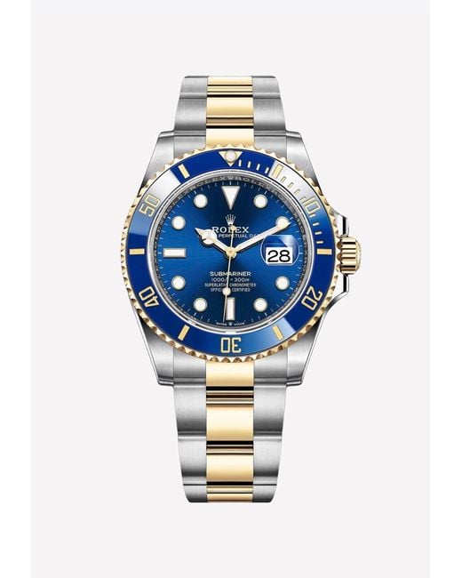 Rolex Blue Oyster Perpetual Submariner Date 41 Watch