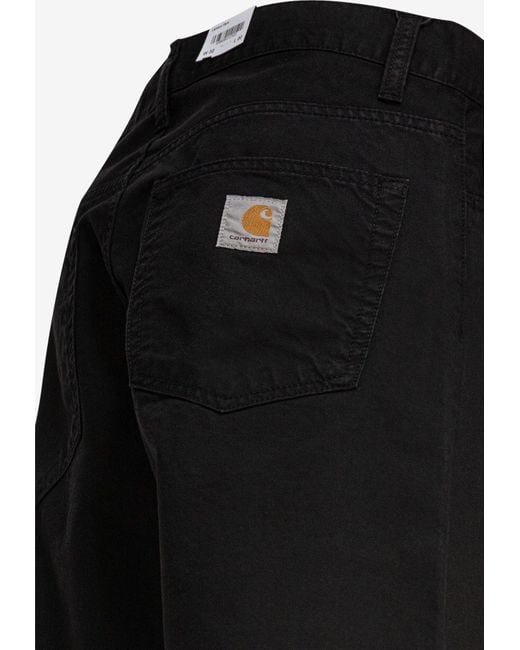 Carhartt Black Landon Straight-Leg Jeans for men