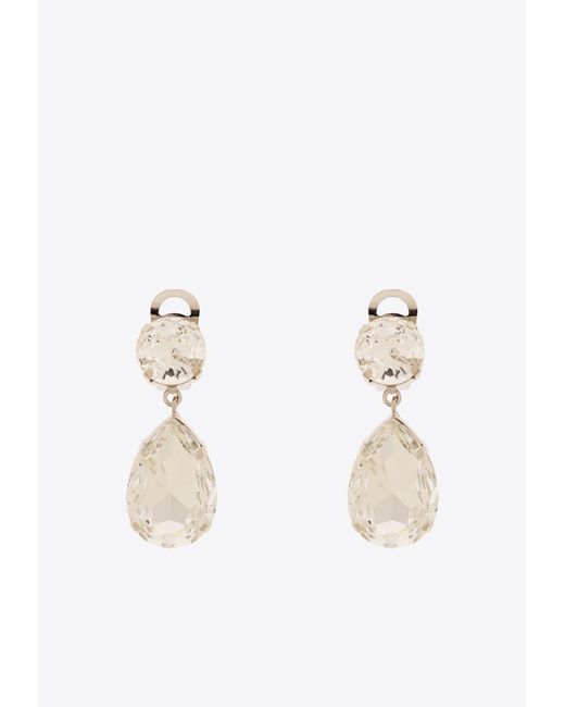 Moschino Natural Jewel Stones Drop Earrings