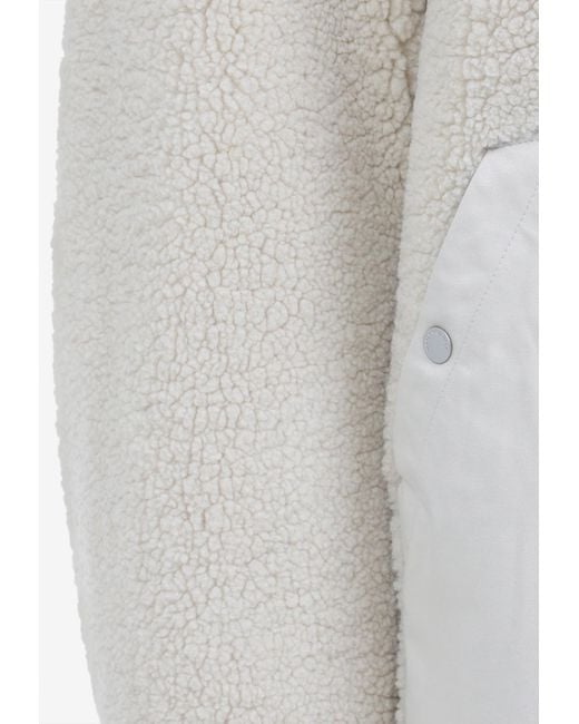 Moose Knuckles White Saglek Jacket for men