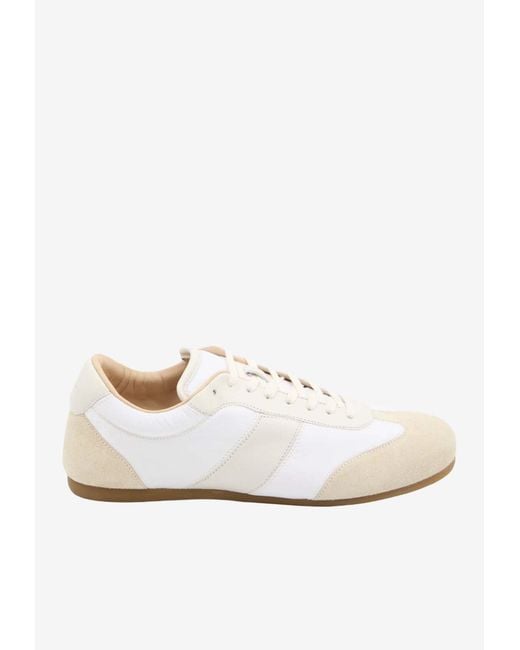 Lemaire White Soft Runner Sneakers for men