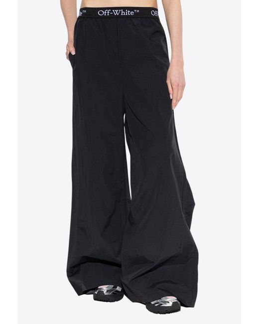 Off White C/O Virgil Abloh Side Panelled Track Pants - Black