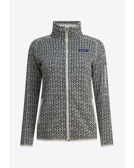 Patagonia Gray Better Fleece Zip-Up Sweatshirt