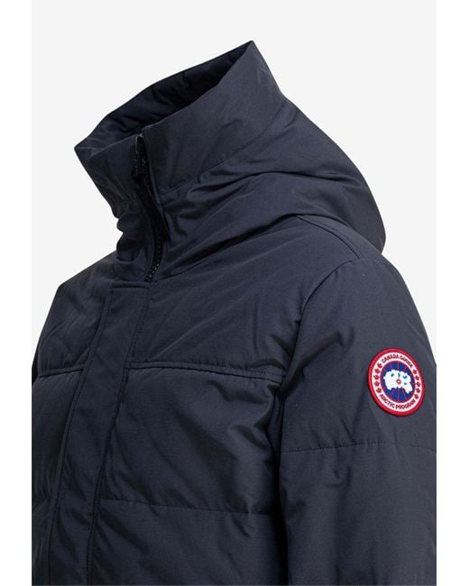 Canada Goose Blue Macmillan Down Hooded Jacket for men