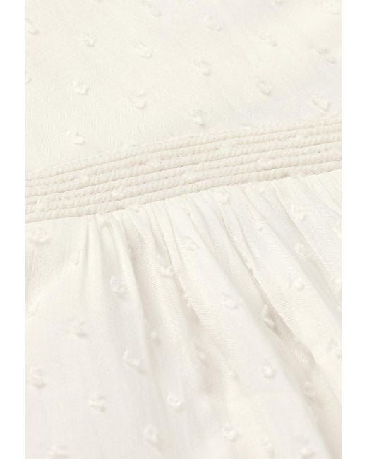 Ba&sh White Pintor Draped Blouse