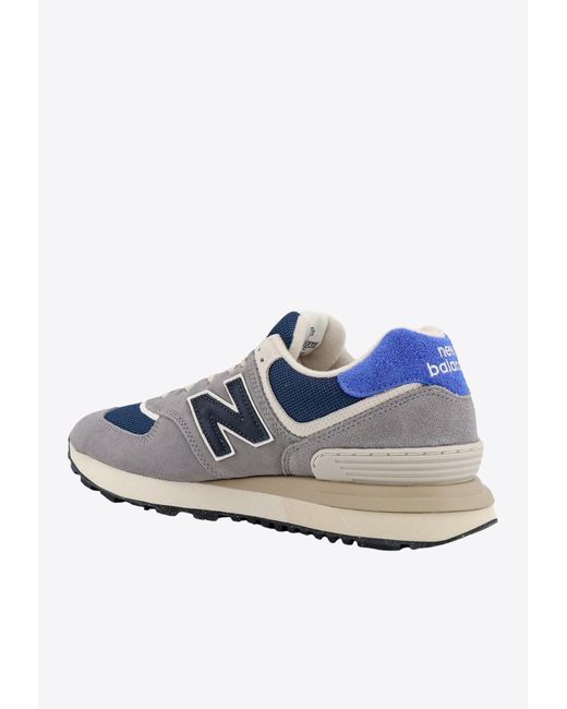New Balance Blue 574 Legacy Low-Top Sneakers for men