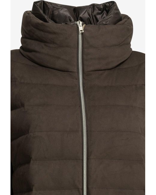 Herno Brown Resort Short Down Jacket