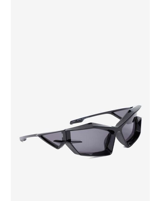 Givenchy White Giv-Cut Sunglasses
