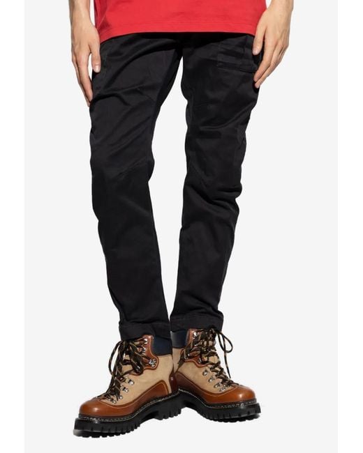 DSquared² Black Slim Cargo Pants for men