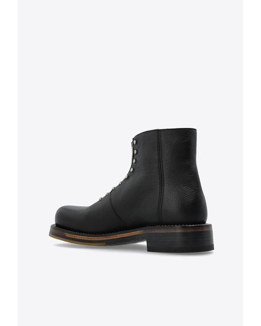 Alexander McQueen Black Maker Zip Ankle Boots for men