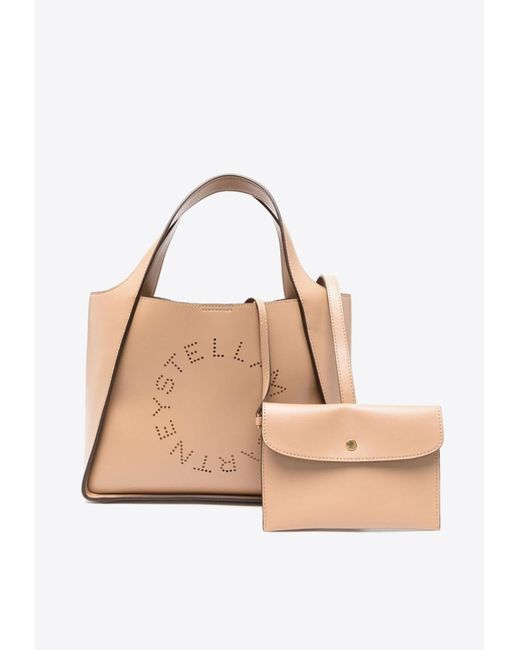 Stella McCartney Natural Logo Shoulder Bag
