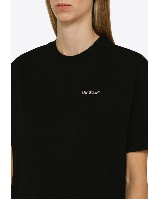 Off-White c/o Virgil Abloh Black Logo Short-sleeved T-shirt