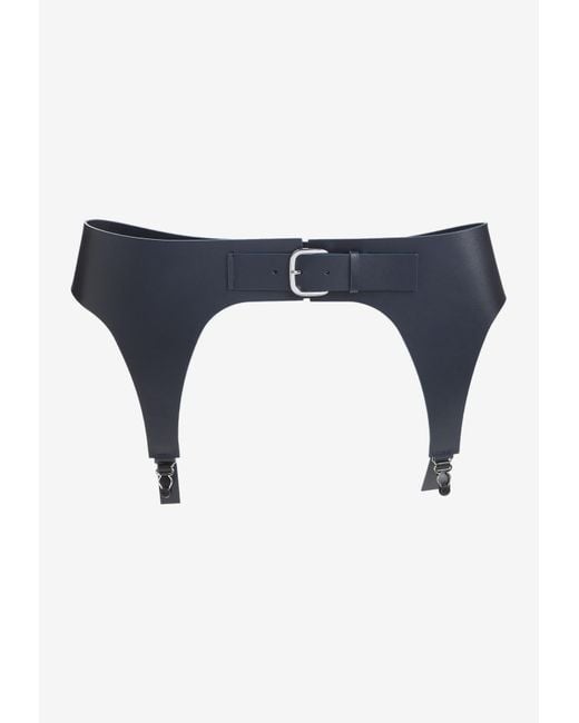 Jean Paul Gaultier Blue Garter Belt
