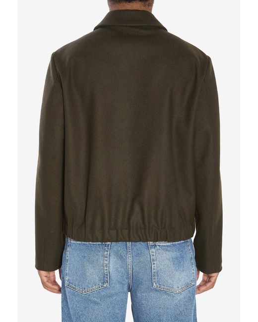 Barena Green Magan Buttoned Jacket for men