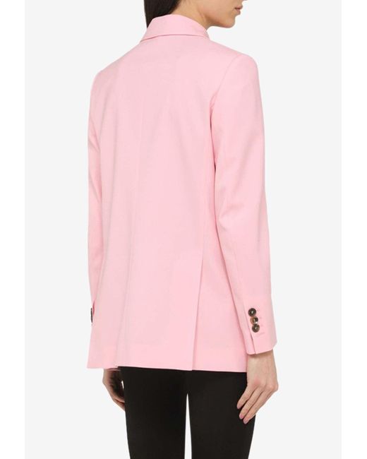 DSquared² Pink Double-Breasted Blazer