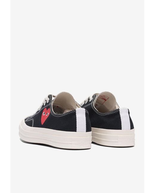COMME DES GARÇONS PLAY White X Converse Chuck Taylor 70 Small Heart Low-Top Sneakers for men