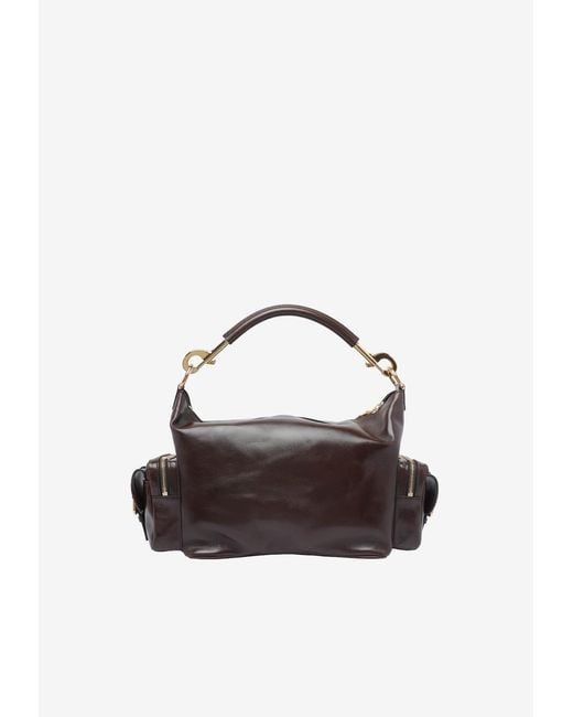 Chloé White Leather Camera Bag