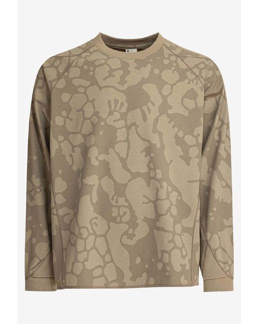 Goldwin Brown Reaction Diffusion Sweatshirt for men
