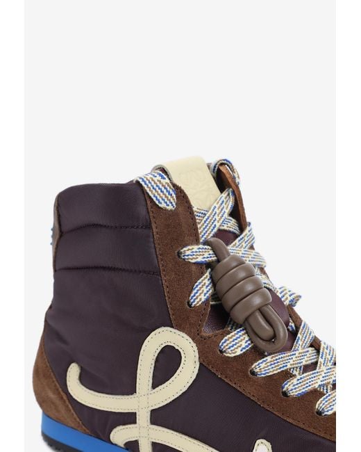 Loewe White Runner 2.0 High-Top Sneakers