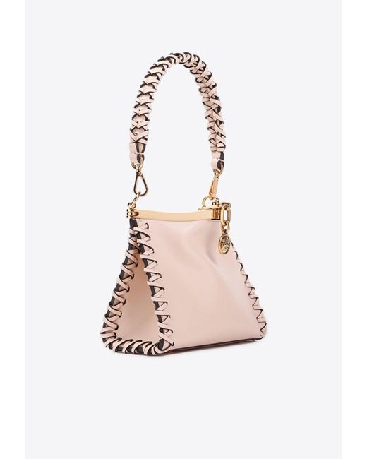 Etro Pink Mini Vela Calf Leather Shoulder Bag