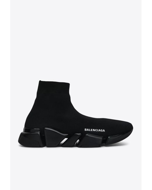 Balenciaga Black Speed 2.0 Stretch Knit Sneakers