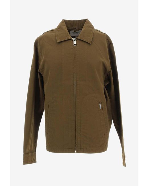 Carhartt Green Modular Zip-Up Jacket for men