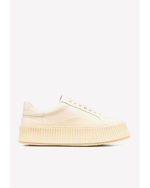 jil sander canvas sneakers