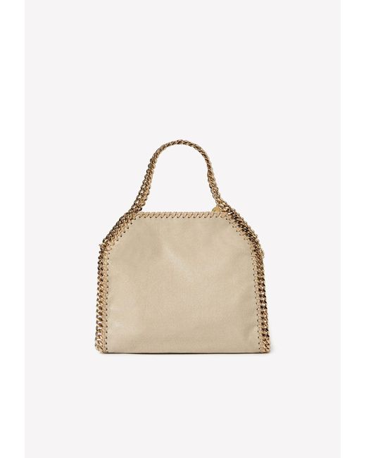 Stella McCartney Tote In White Faux Leather in Natural