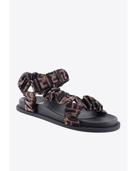 Fendi satin sandals clearance