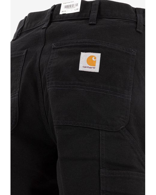 Carhartt Black Single Knee Bermuda Shorts for men