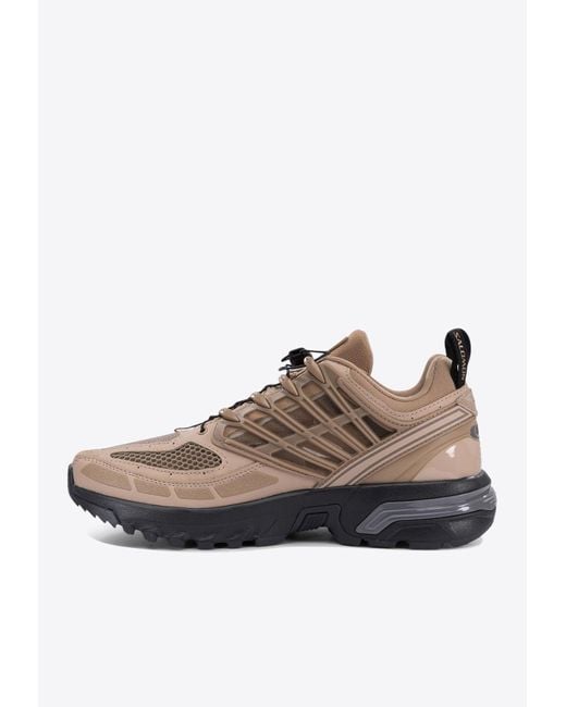 Salomon Brown Acs Pro Low-Top Sneakers for men
