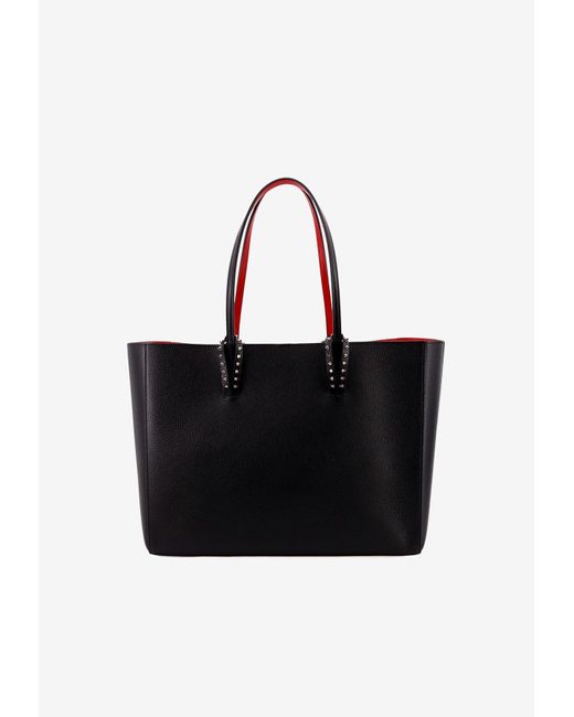 Christian Louboutin Black Large Cabata Leather Tote Bag