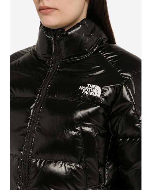 The North Face Black Logo-Embroidered Quilted Jacket