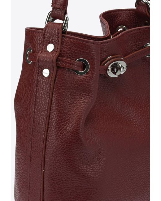 Zanellato Small Monda Hammered Leather Shoulder Bag