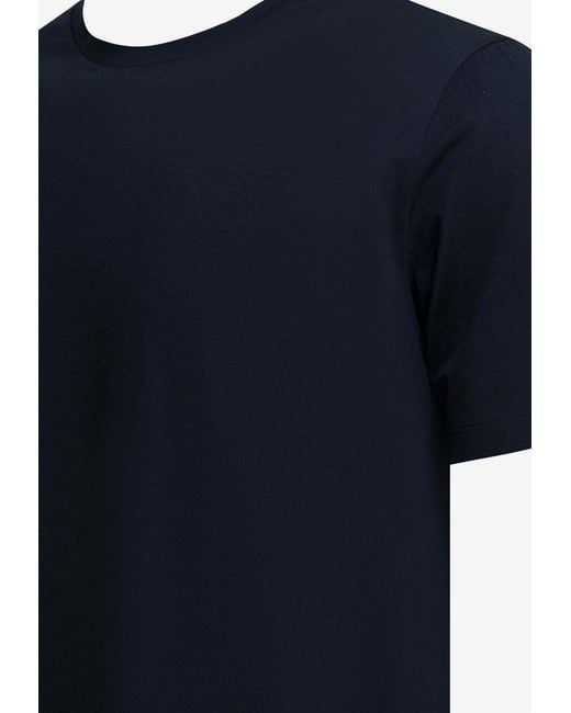 Herno Blue Basic Jersey T-Shirt for men