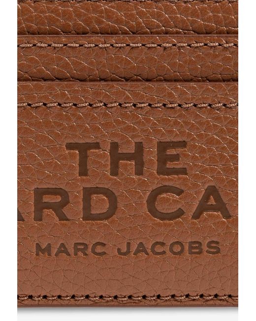 Marc Jacobs White Grained Leather Cardholder