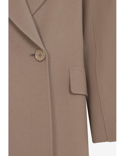 Max Mara Brown Enzo Double-Breasted Coat