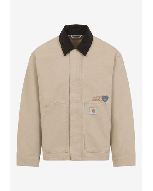Carhartt Natural Og Arcan Bomber Jacket for men