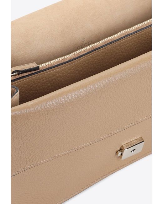 Gucci White Medium Dionysus Leather Shoulder Bag