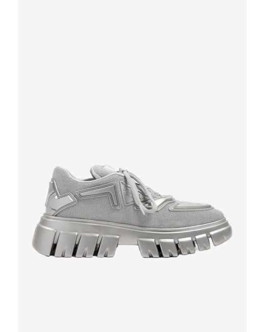 prada techno stretch sneakers